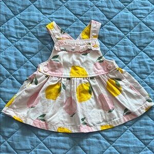Lemon Print Baby Dress